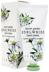 Jigott Крем за ръце с еделвайс, растителни екстракти и бета-глюкан JIGOTT SECRET GARDEN EDELWEISS HAND CREAM 100 ml