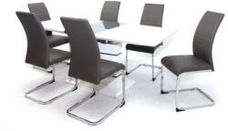 Divian Aurél asztal Kevin székkel - 6 személyes étkezőgarnitúra