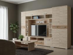 FN Arizóna nappali szekrénysor serwood- dohány 320 cm - Led világítással