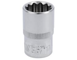 TOYA Dugókulcs 17 mm 1/2" 12-szögű (YT-1279) (YT-1279)