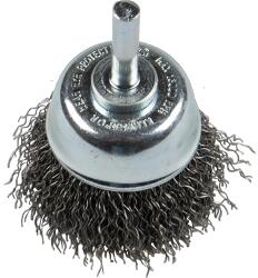 Klingspor Csapos fazékkefe hullámos 50 x 6mm 0.3 acél (358331)