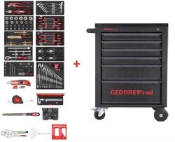 GEDORE Mechanic 6 fiókos szerszámkocsi + 166 részes készlet (R21562002)