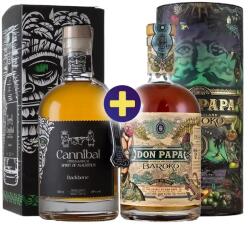 Don Papa Baroko Harvest 0, 7l 40% TU + Cannibal Backbone - Citrus & Rhum 0, 7l 40% GB szett