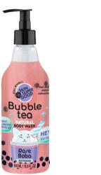  Planeta Organica Skin Super Good Bubble Tee "Rose Boba" puhító tusfürdő eperrel és hibiszkusszal 500 ml