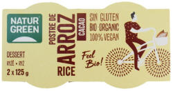 NaturGreen Bio rizsdesszert (puding), csokoládéval 2*125 g