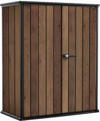 Keter SIGNATURE 1400L Kerti szekrény, 140 x 73, 6 x 170, 4 cm, dió (17212898) 261091 (261091)