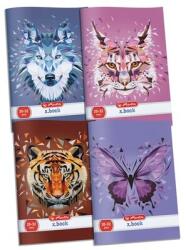 Herlitz Wild Animals A4 kockás füzet (09545443) (09545443)