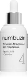numbuzin No. 4 Ceramide AHA Glazed Skin Prep Serum hidratáló arcszérum hámlasztó hatással 30 ml