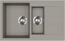 Evido Cubo 6S compact gránit mosogató 800x500 platina (442062) - markabolt