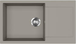 Evido Cubo XL 6S compact gránit mosogató, 860 x 500 mm, platina (442060) - markabolt