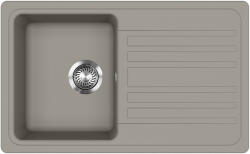 Evido Home 45S gránit mosogató, 765 x 460mm, platina (442065) - markabolt