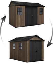 Keter Apex 7, 5 x 11 Walnut kerti ház, padlóval (263960)