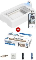 PETKIT Litiera smart PETKIT T7 Purobot Crystal Duo + Set nisip cristalin cu detectare pH PETKIT Urine Monitor Crystal Litter Set 4 Pack (P9905-C11)