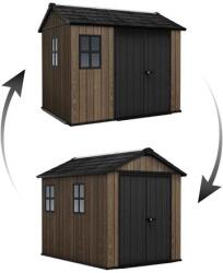 Keter Apex 7, 5 x 9 Walnut kerti ház padlóval (263958)