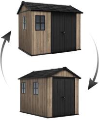 Keter Apex 7, 5 x 9 Ashwood kerti ház padlóval (263957)