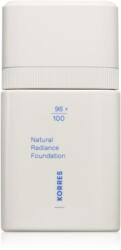 Korres Natural Radiance Foundation természetes hatású alapozó árnyalat 02 Medium 30 ml