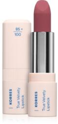 KORRES True Velvety Lipstick ruj cremos cu finisaj satinat culoare Plum Rose 3 g