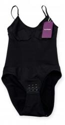 Heyshape női alakformáló alsó, fekete, Power Mesh anyagból, integrált melltartóval, állítható pántokkal, M INTL (KN10/255-12)