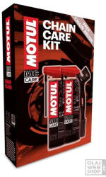 Motul Chain Care KIT C1+kefe+C2 lánctisztító készlet