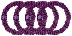 Slip Pure Silk Skinny Scrunchies dark purple