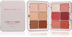 SOSU Cosmetics Complete Canvas Complexion Palette multifunkciós arc paletta az arcra árnyalat Light 26.4 g
