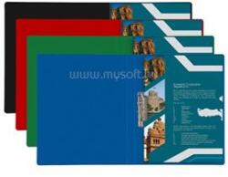 Plastweld A5 PVC kék villámzáras mappa (62-010-0343) (62-010-0343)