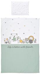 Lorelli Спален комплект от 3 части Lorelli - Happy Friends, Мint (20800016401)