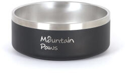 Mountain Paws Basecamp Dog Bowl kutyatál fekete/ezüst