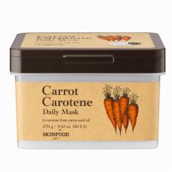 Skinfood Carrot Carotene hidratáló és nyugtató maszk sárgarépa kivonattal 30 db - 270 g