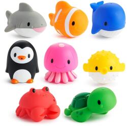 Munchkin 8 db-os fürdőjáték készlet gyerekeknek Munchkin Ocean 10L+ (012335)