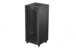 Lanberg 19' szabadon álló rack szekrény 37U/800X800, LCD kijelző fekete (FF01-8837-23BL) (FF01-8837-23BL)