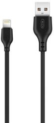 XO nb103 adatkábel, usb - lightning, 10w, gyorstöltő, 100cm, fekete, kompatibilis: Apple IPAD / IPAD 2 / IPAD, 3rd Generation (NB103_USB_L_B)