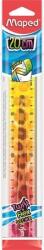 Maped Vonalzó, műanyag, törhetetlen, 20 cm, MAPED `Twist N` Flex Decor Animals`, vegyes színek (IMA279219) - primatinta