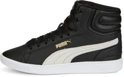 PUMA Puma, Vikky v3 középmagas bőr sportcipő, Dusty fehér, Fekete, 38.5 EUméret (388246-02-5.5)