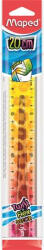 Maped Vonalzó, műanyag, törhetetlen, 20 cm, MAPED Twist'n Flex Decor Animals, vegyes színek (IMA279219) (IMA279219)