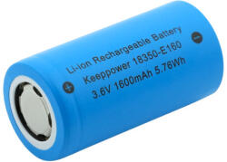 KeepPower 18350 1600mAh 18350-E160 Li-ion újratölthető akkumulátor