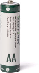 KeepPower P1450I AA 1.5V 3600mWh 2400mAh újratölthető Li-ion akkumulátor