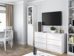 GreenSite PAFOS W40/SH Polcos Szekrény, 31x40x200 cm, Fehér - fizz