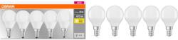 OSRAM LED körte izzó, 5.5 W, 470 lm, 2700K, E14, Semleges fehér, 5 db