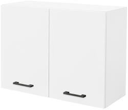 Leziter Praktik 80 felső szekrény 2 ajtós, fehér-fehér (PR80F2AFHFH) - homelux