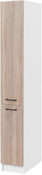 Leziter Praktik 30 kamraszekrény 2 ajtós, fehér-sonoma tölgy (PR30KAM2AFHST) - leziteronline