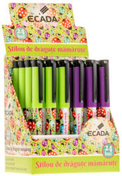 Ecada Set 24 stilouri cu penita ascunsa Ecada de dragute mamarute, corp din plastic (93106-24)