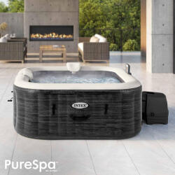Intex Надуваемо джакузи 4 места с омекотяване INTEX PureSpa 28450NP (3552810)