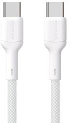 Dudao Cablu pentru incarcare si transfer de date Dudao L9C, USB-C la USB-C, 65W, 2m (Alb)