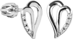 Soliter Brilio Silver Cercei din argint cu cristale 436 001 00387 04