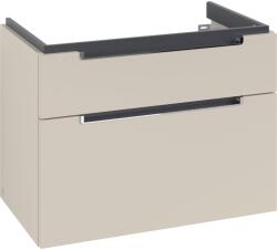 Villeroy & Boch Subway 2.0 dulap 78.7x44.9x59 cm sub chiuveta pe perete gri A91410VN (A91410VN)