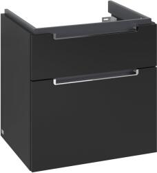 Villeroy & Boch Subway 2.0 dulap 58.7x45.4x59 cm sub chiuveta pe perete negru A90910VL (A90910VL)