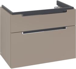 Villeroy & Boch Subway 2.0 dulap 78.7x44.9x59 cm sub chiuveta pe perete gri A91410VM (A91410VM)