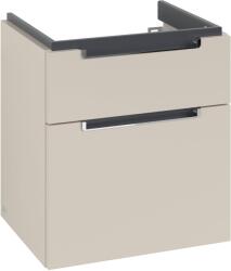 Villeroy & Boch Subway 2.0 dulap 53.7x42.3x59 cm sub chiuveta pe perete gri A90810VN (A90810VN)