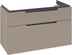 Villeroy & Boch Subway 2.0 dulap 98.7x44.9x59 cm sub chiuveta pe perete gri A91510VM (A91510VM)